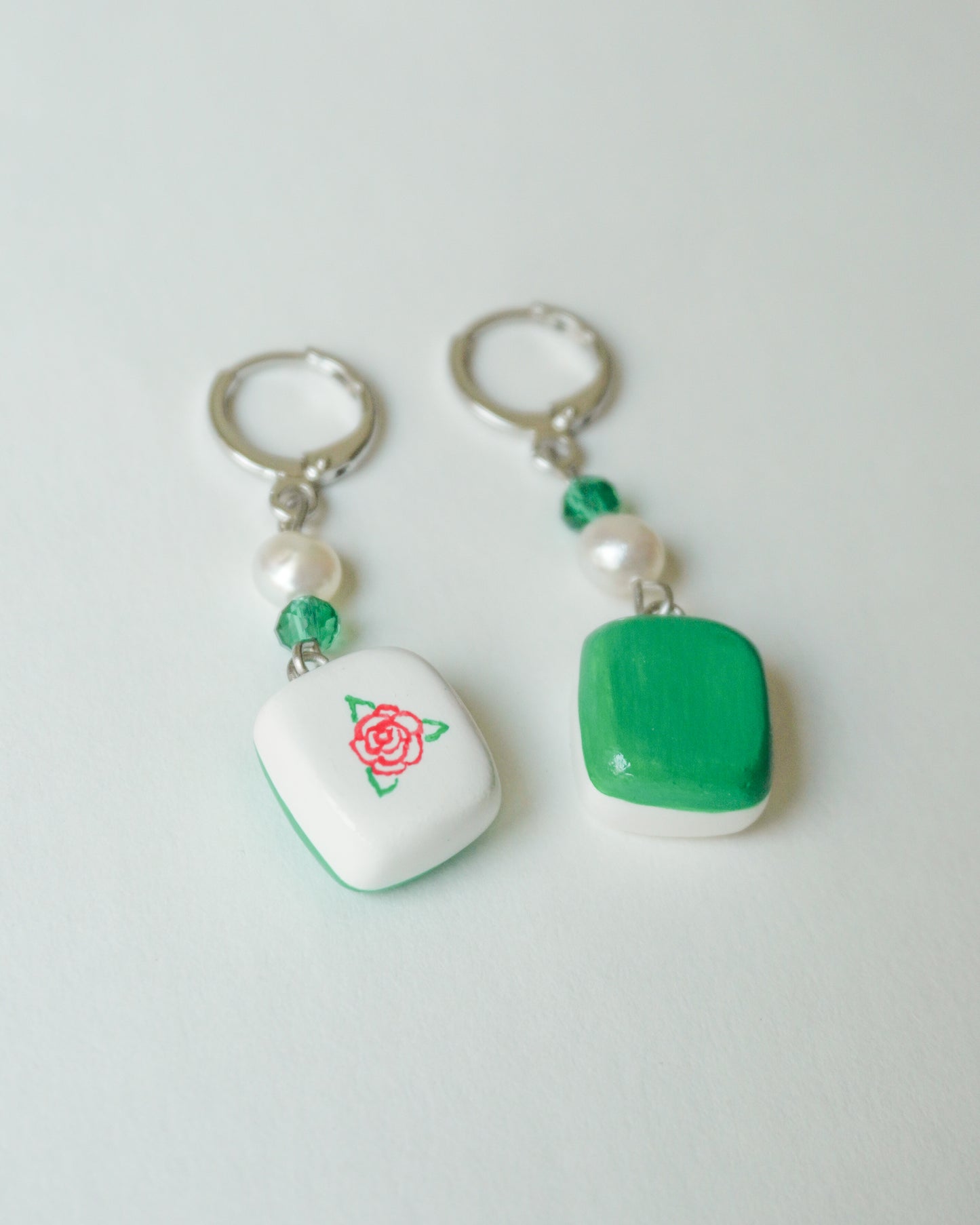 Mahjong Earrings