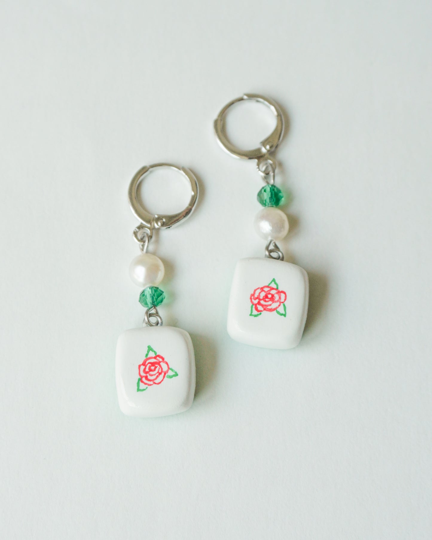 Mahjong Earrings