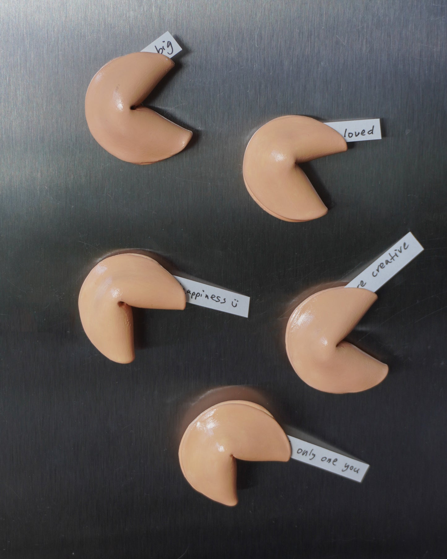 Fortune Cookie Fridge Magnets (Set of 3)