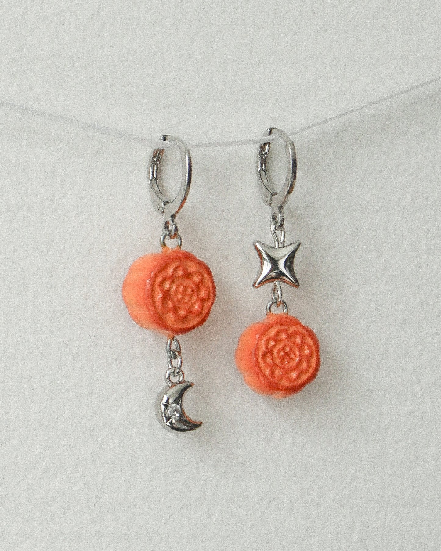 Mooncake Earrings