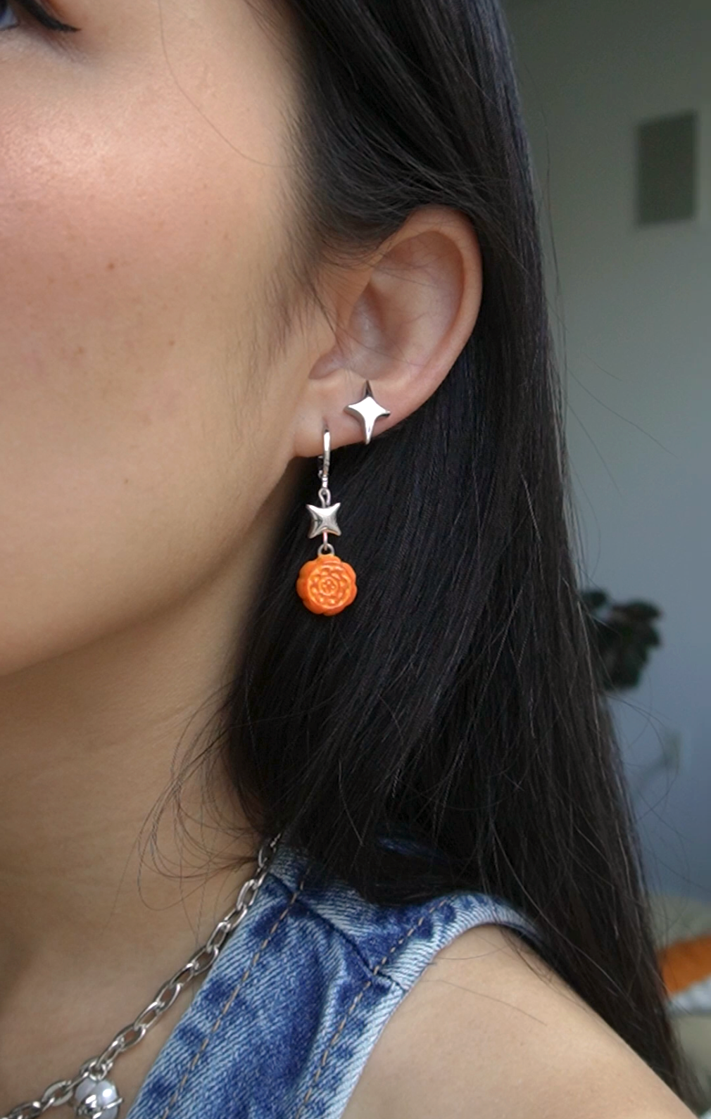 Mooncake Earrings